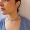 choker prata buzios
