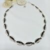 choker prata buzios