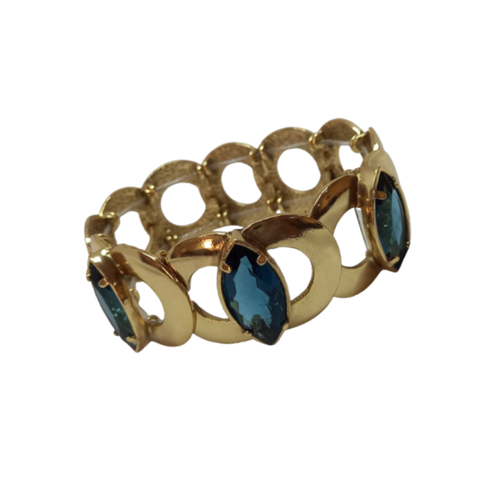 bracelete ouro dourado topázio london